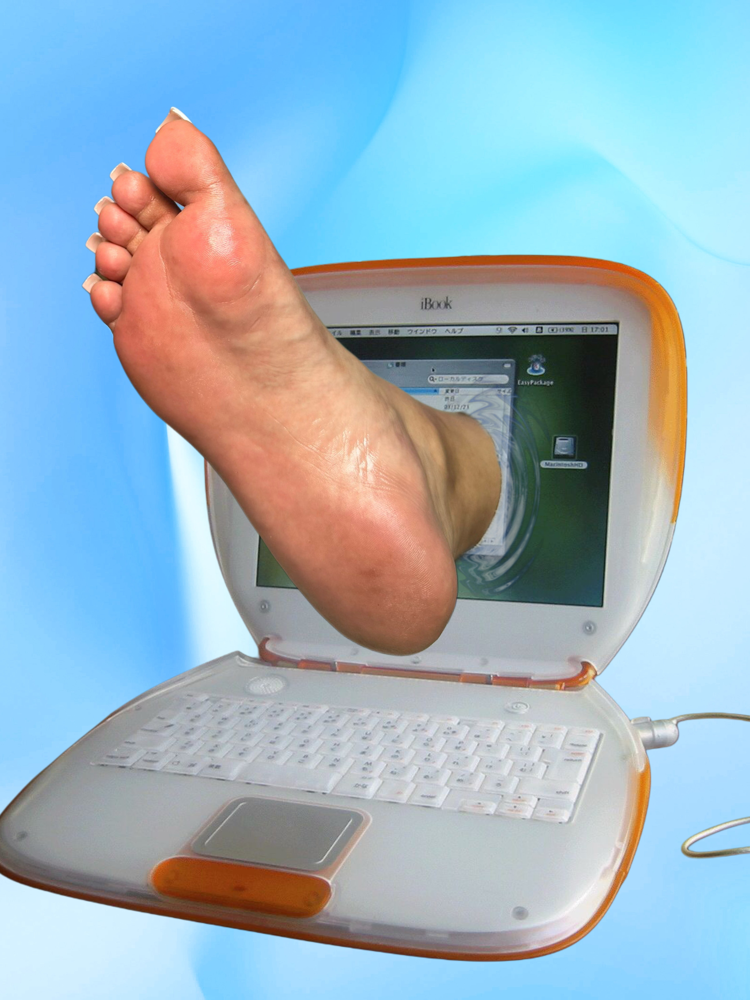 Interactive foot image