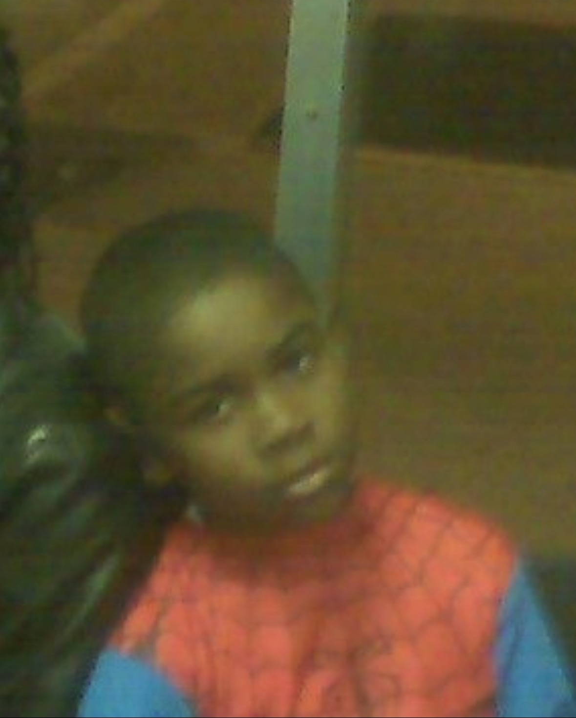 Young me dressed as Spider-Man